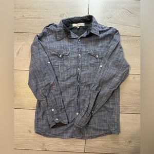 pd&c denim button down